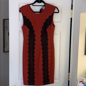 Tracy Reese Wool & Lace Dress